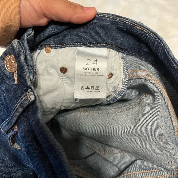 MOTHER JEANS The Looker Ankle Fray in Girl crush - Picture 6 of 7